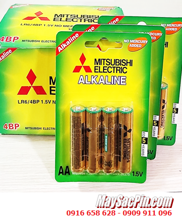 COMBO 01hộp 12vỉ= 48viên Pin AA 1.5V Mitsubishi LR6 chính hãng _Giá chỉ 444.000/HỘP